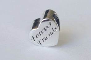DI382 Dije pandora corazón candado - 