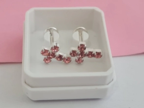 ABRI374 Aros abridores cruces rosas