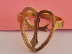 ADAN0176 Anillo corazón