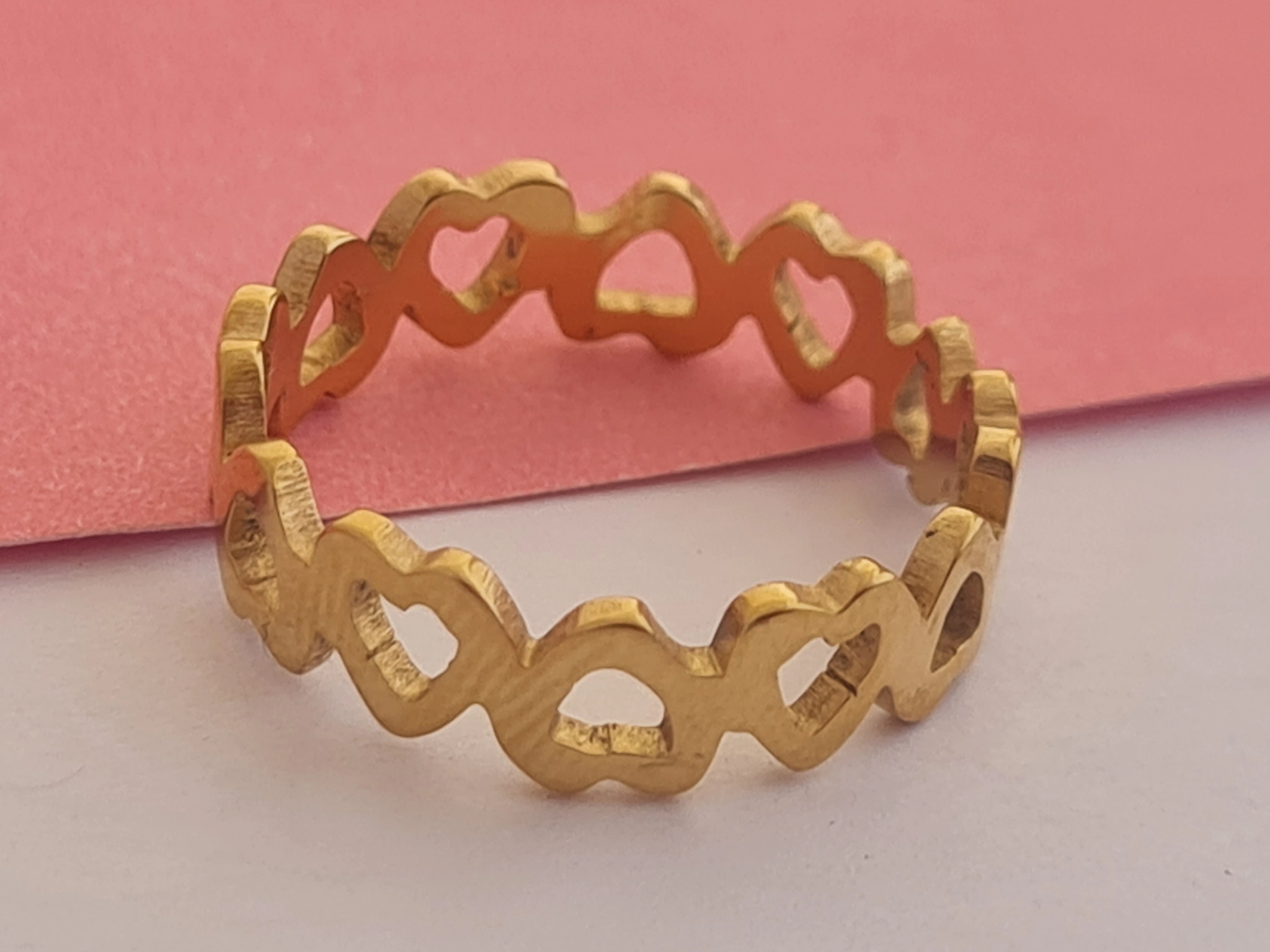 ADAN0182 Anillo corazones