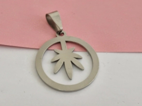 AQD0116 Dije medalla hoja 2.1cm