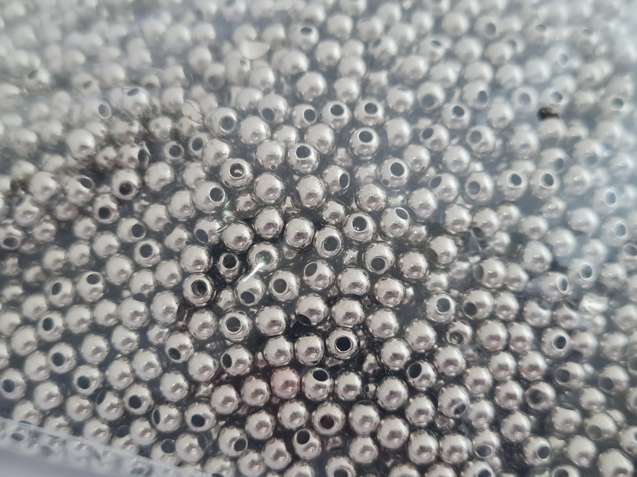 FOR0002 Bolitas 4mm NIQUEL X 10 GRAMOS