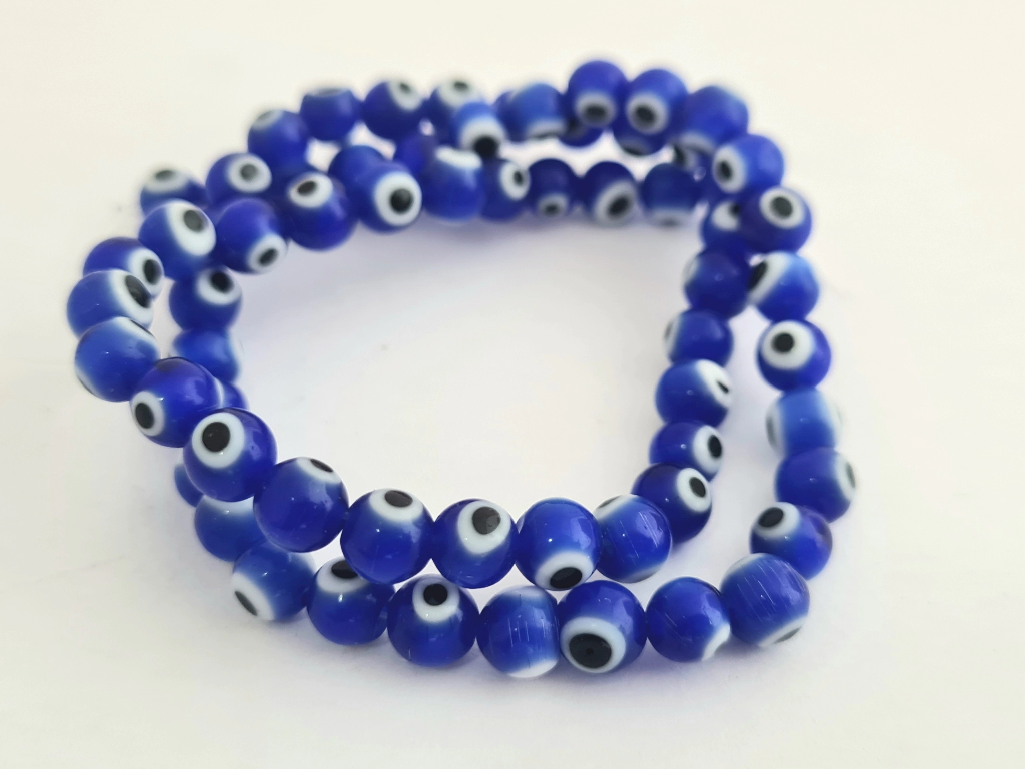 FOR0007 Ojo turco vidrio AZUL bolita 5mm