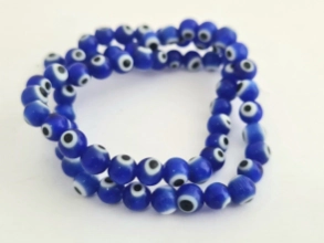 FOR0007 Ojo turco vidrio AZUL bolita 5mm