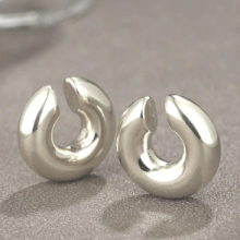 A-FAN0029 Aros CUFF PLATEADO fantasía