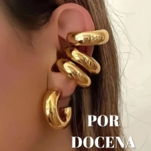 A-FAN0033 X DOCENA 6 cuff+6pin DORADO FANTASIA