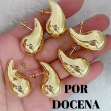 ADA0003 x DOCENA DROP GOTA DORADO 6CH+6 GRANDES
