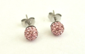 AQA01870 Aros bolitas de fuego ROSA FUERTE