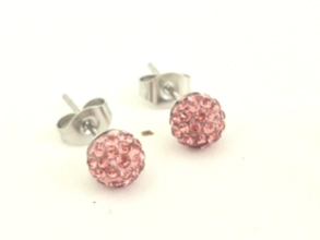 AQA01870 Aros bolitas de fuego ROSA