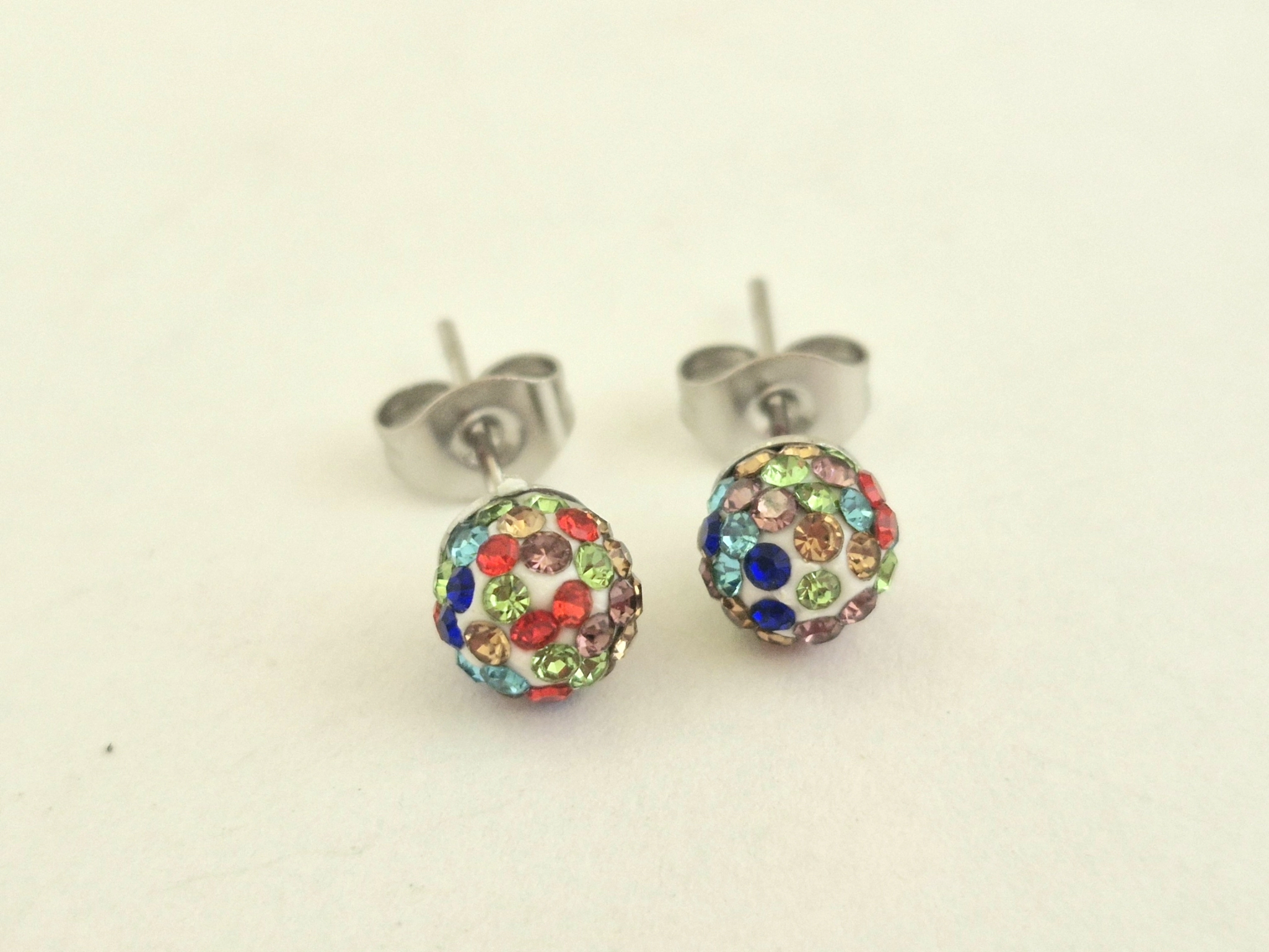 AQA01870 Aros bolitas de fuego MULTICOLOR