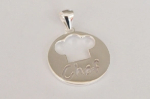 DI024 Dije chef medalla - 2cm