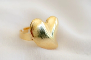 ADAN0202 Anillo corazón xl