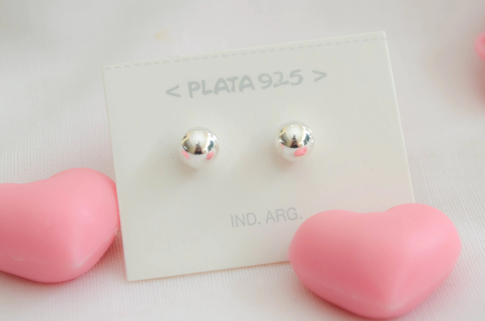 L-AR0382 Aros bolitas 6mm
