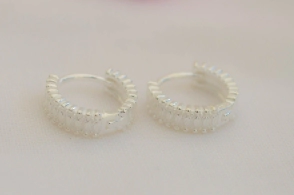 L-AR0341 Argollas relieve 1.4cm