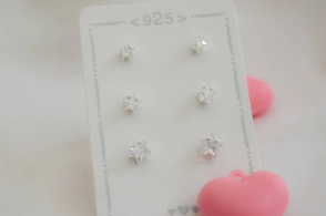 L-TRI0001 TRIO Aros cubics estrellas
