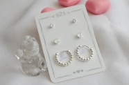 L-TRI0018 Trio aros cubics +argolla bolitas