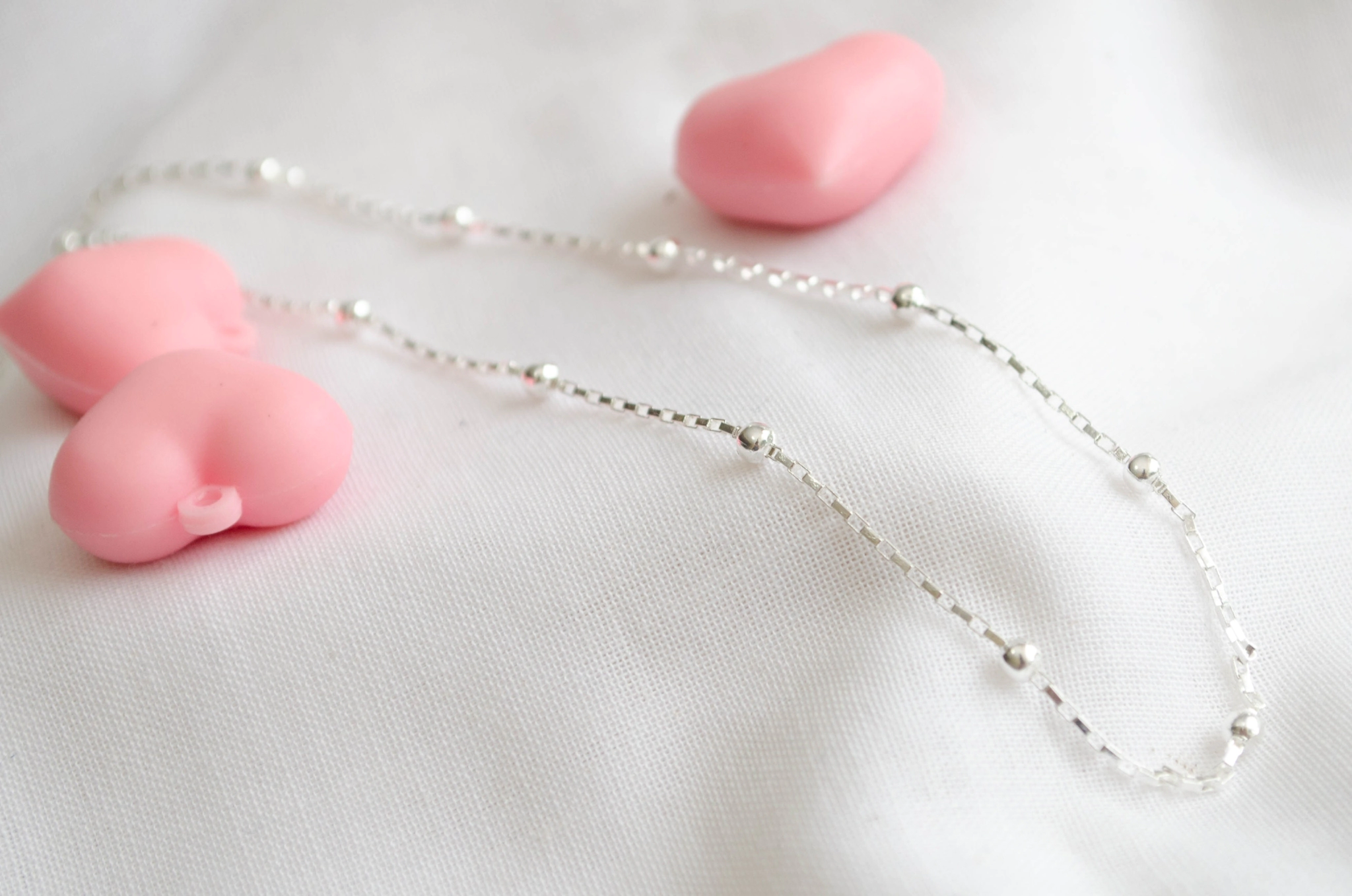 L-CA0049 Cadena con bolitas 45cm