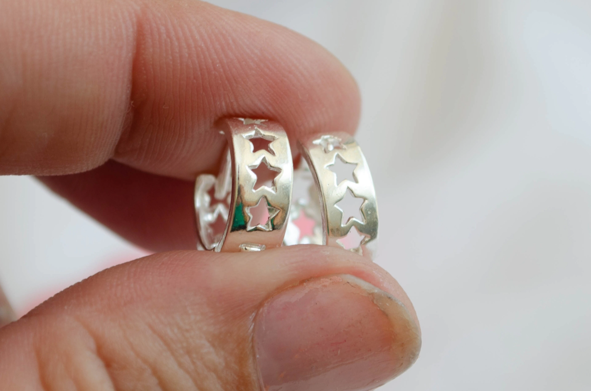 L-AR0437 Cubanos estrellas caladas 1.4cm