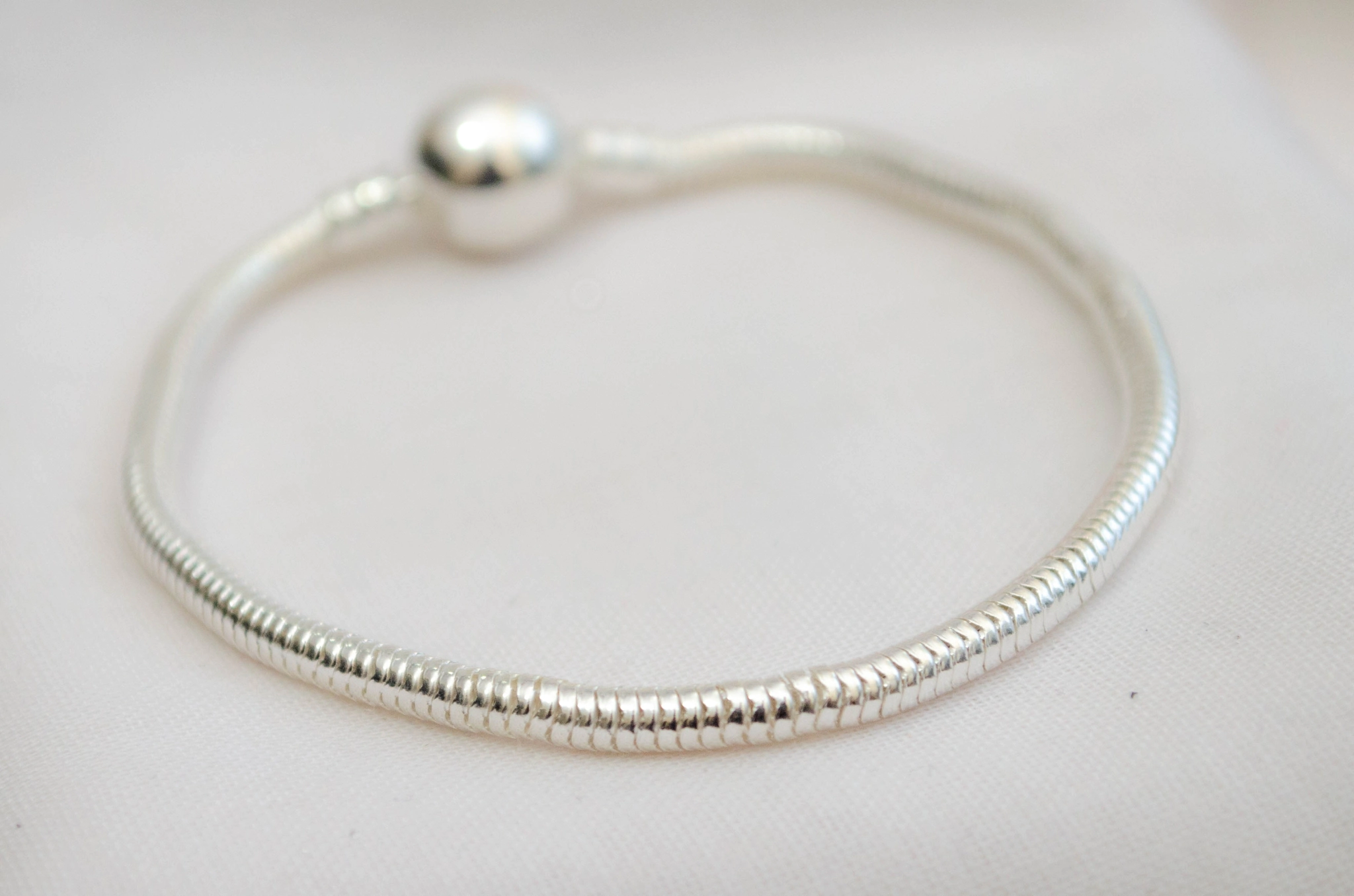 L-PU0018 Pulsera smil pandora  cierre bolita