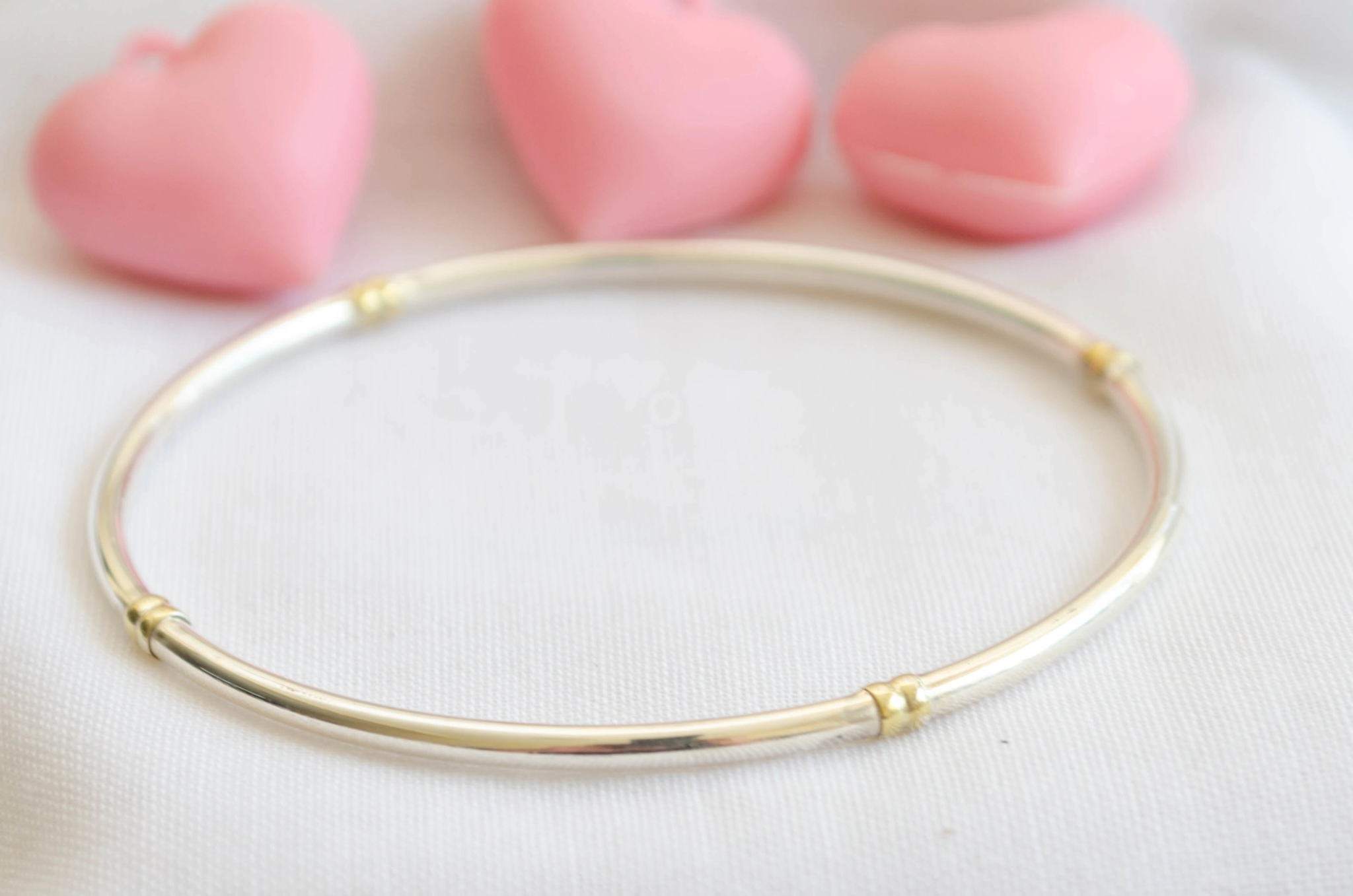 PU1239 /1Pulsera esclava con duble 6cm dimetro 