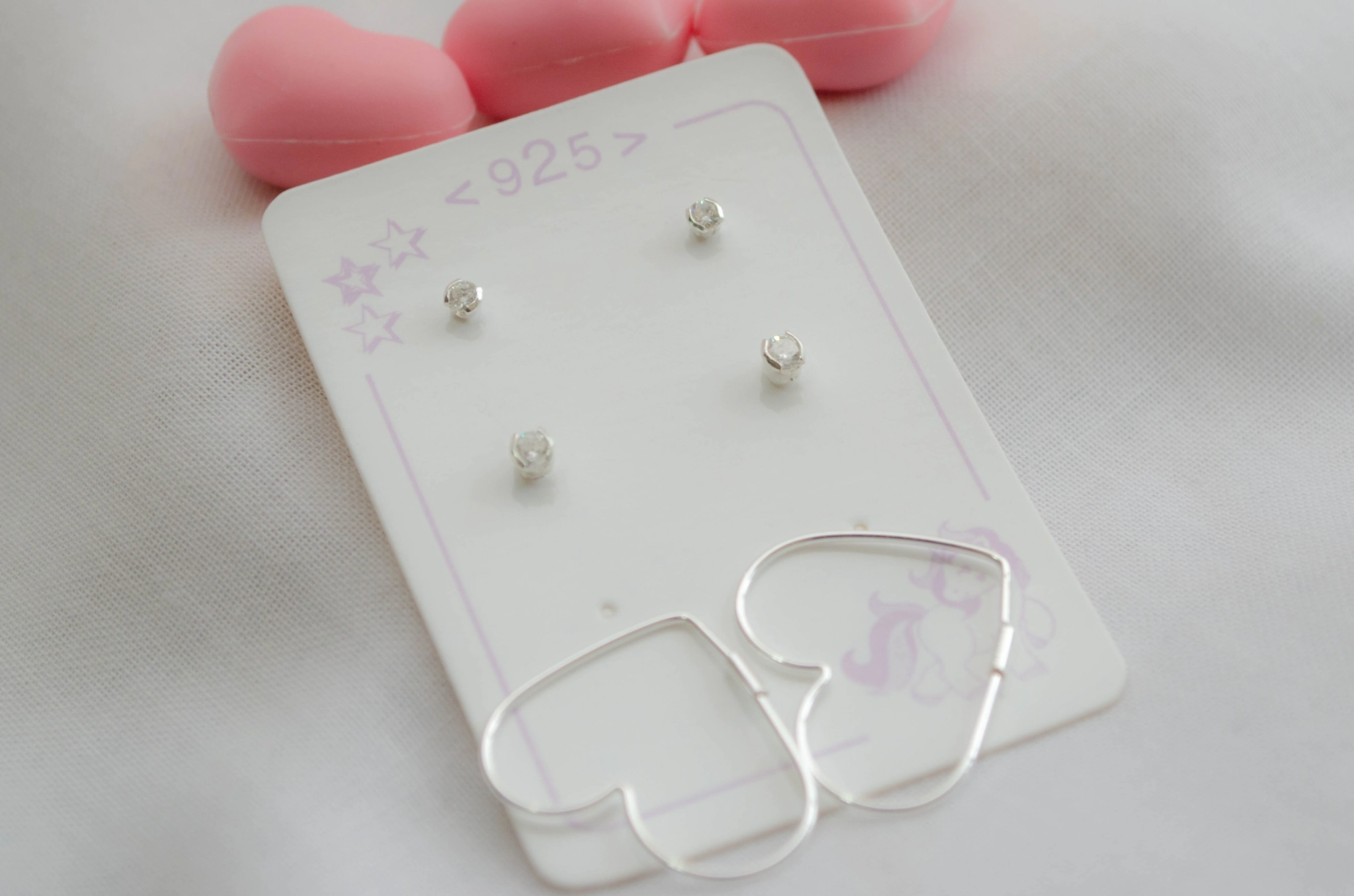 L-TRI0023 Trio cubics y argolla corazn