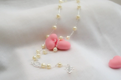 L-CA0087 Rosario perlas