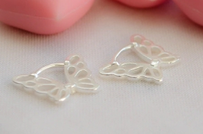 L-AR0578 Aros cubanos mariposas 1.3cm