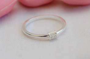 L-AN0065 Anillo cilindro micropavé