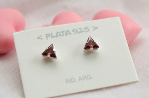 L-AR0589 Aros cubic triángulo ROJO