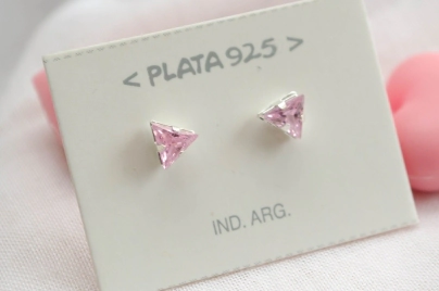 L-AR0589 Aros cubic tringulo ROSA