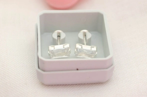 ABRI807 Aros abridores rectangulo cubic TRANSPARENTE