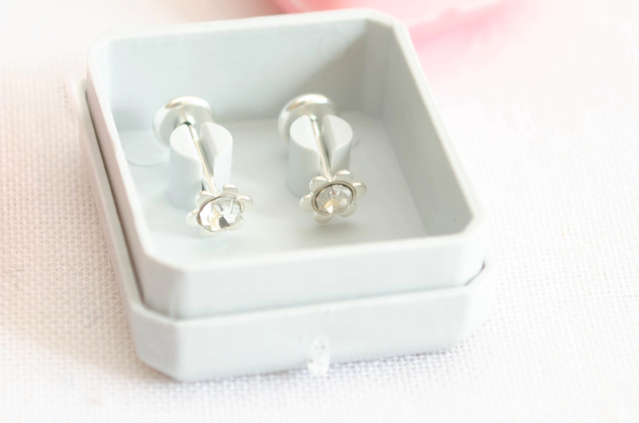 ABRI1030 Aros abridores flor cubic TRANSPARENTE