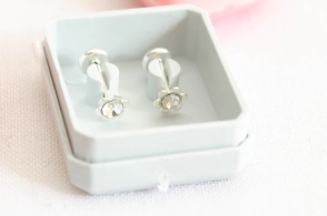 ABRI1030 Aros abridores flor cubic TRANSPARENTE