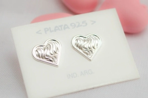 L-AR0739 Aros corazones ondas