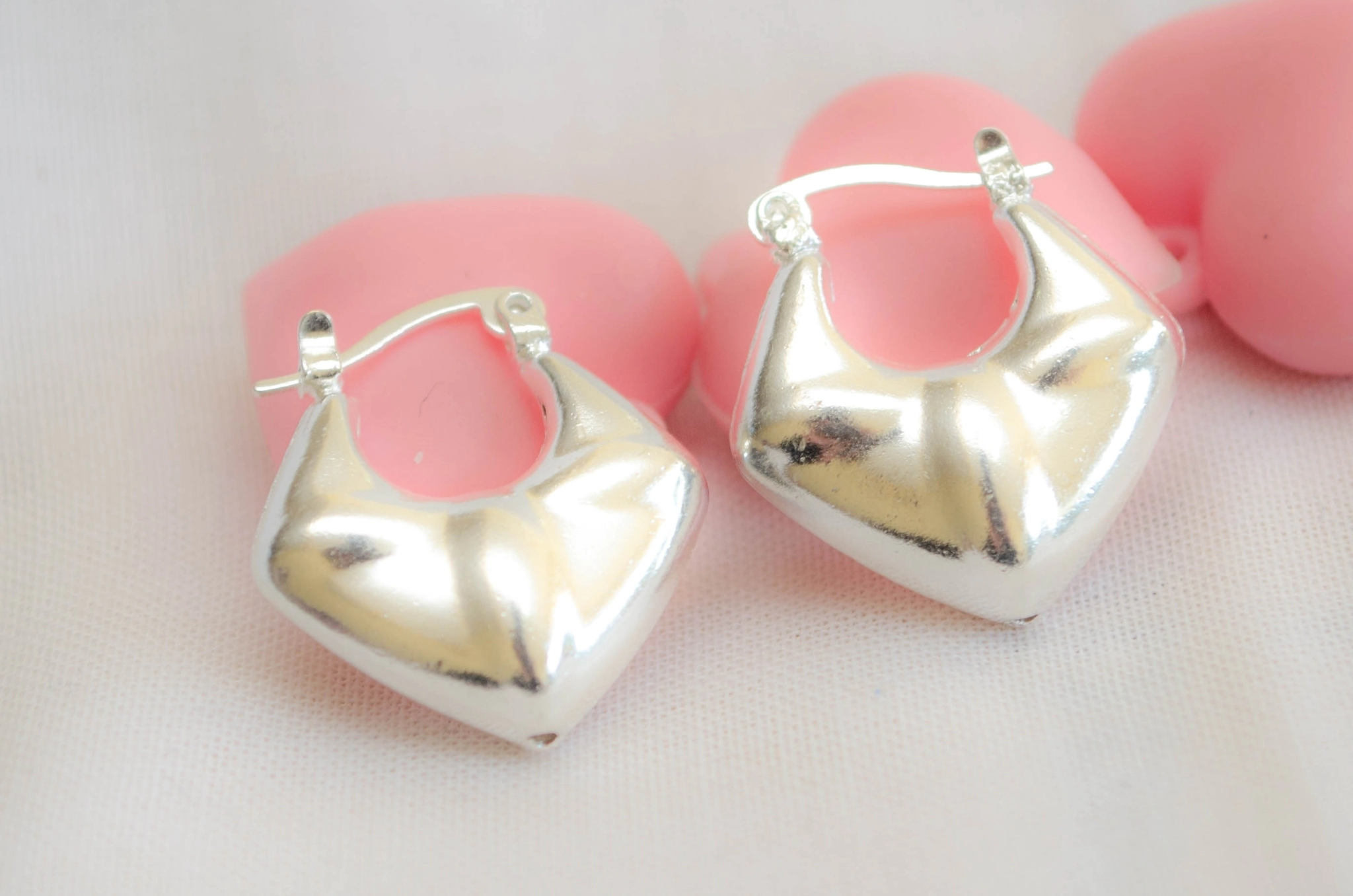 L-AR0807 Aros  INFLADOS rombos 2cm