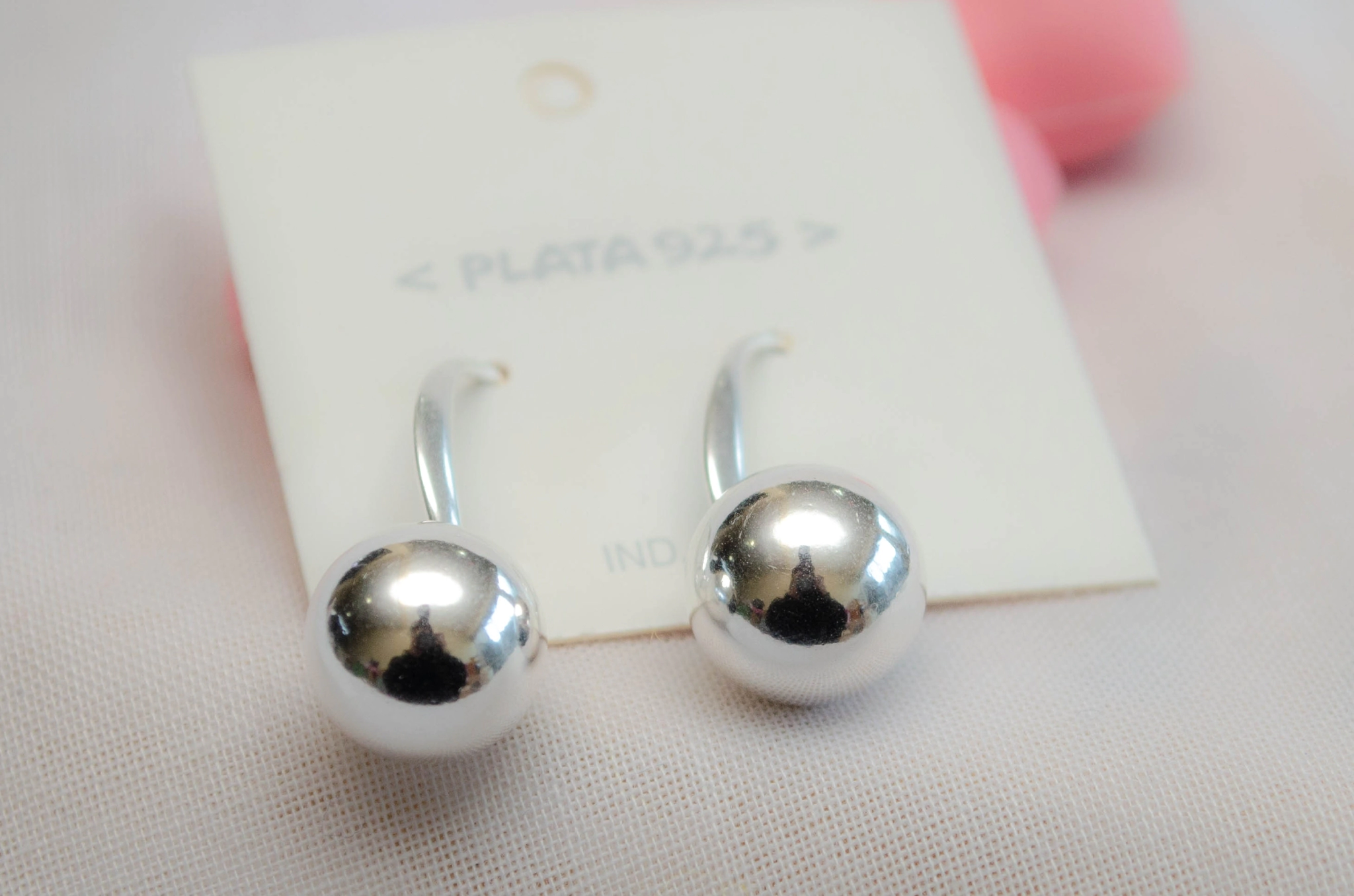 L-AR0790 Aros colgante bola 12mm