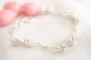 PU1284 Pulsera punto peruano infinitos 20cm