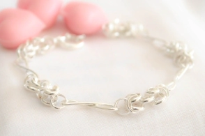 PU1284 Pulsera punto peruano infinitos 20cm