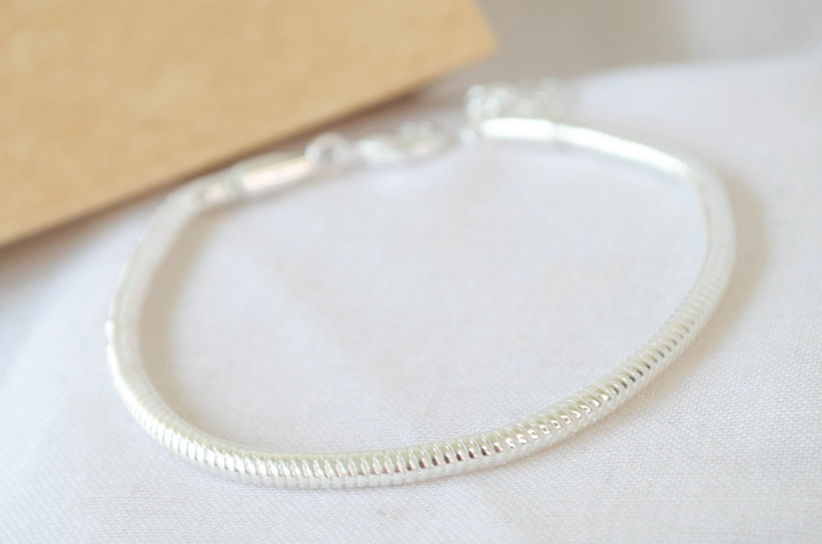 L-PU0075 Pulsera clapton plana 4mm 17+5cm -