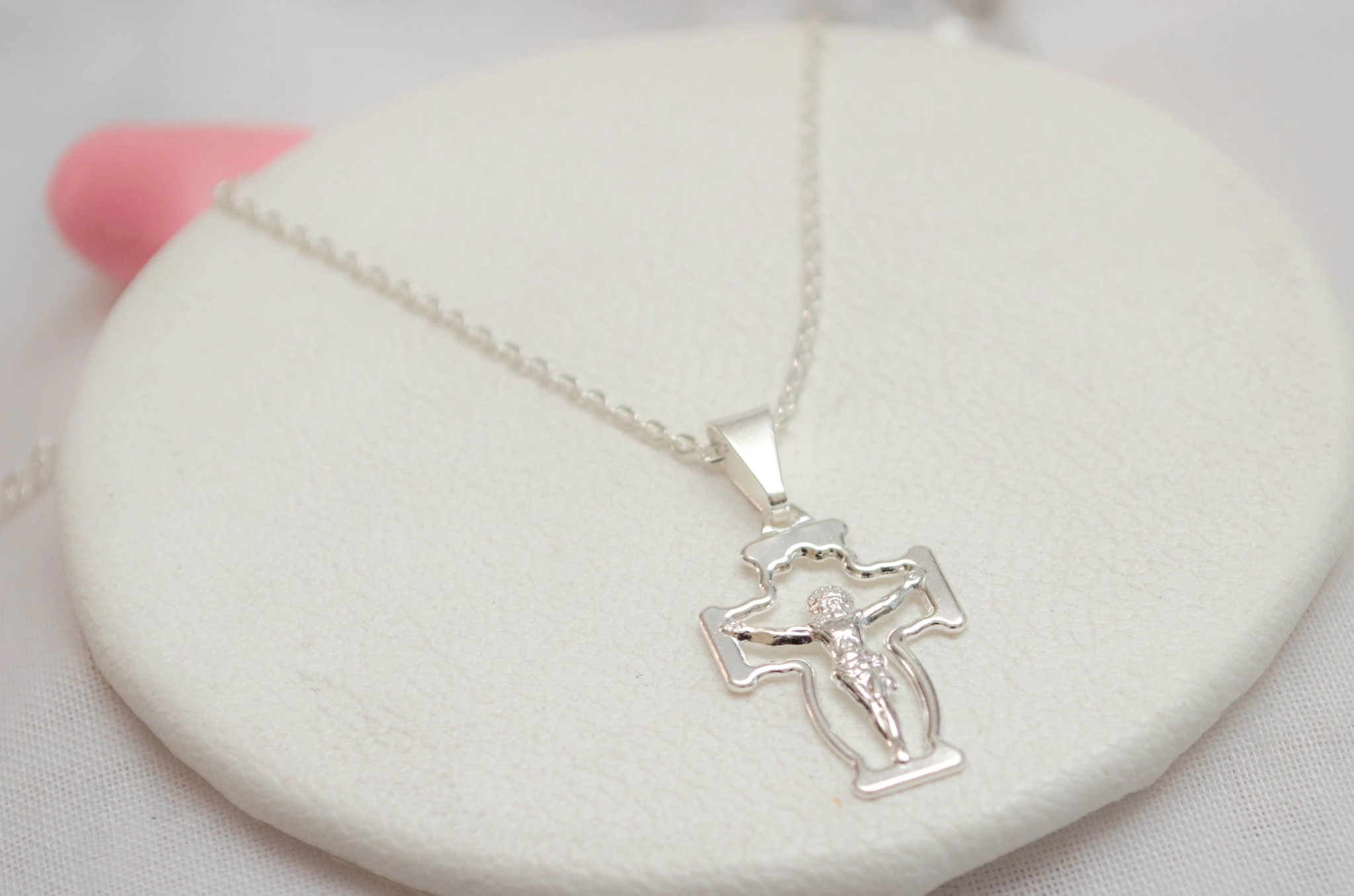 L-CA0184 Cadena 45cm+ cRUZ CRISTO
