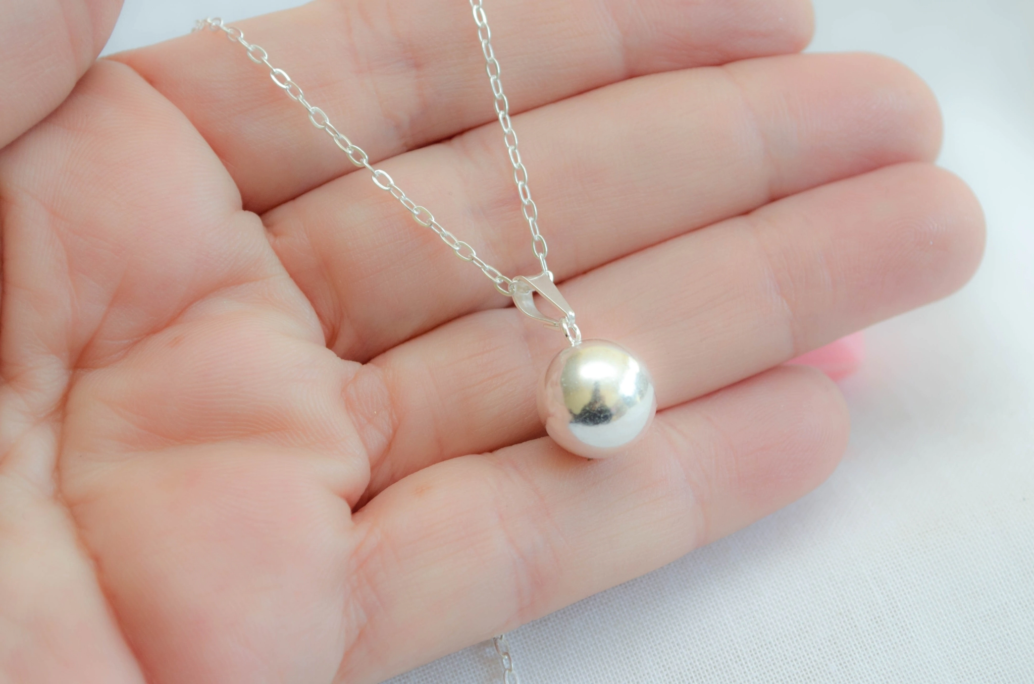 L-CA0192 Cadena 45cm+BOLA 12MM