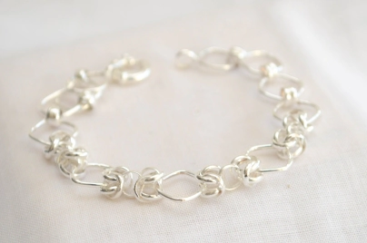 PU1295 Pulsera rombos 21cm