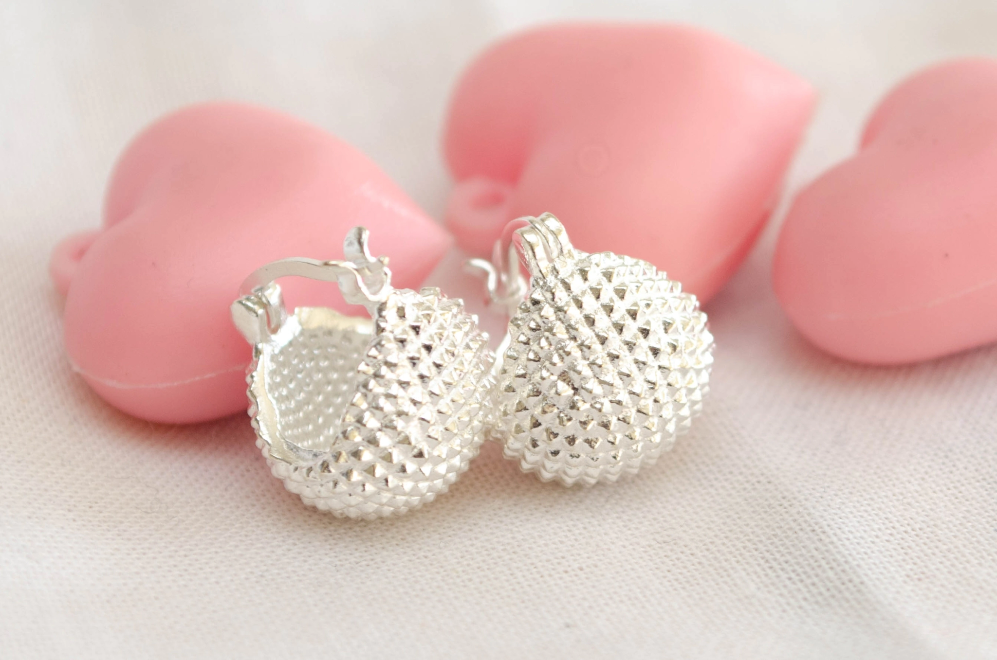 L-AR0824 Argolla canasta puntitos brillantes