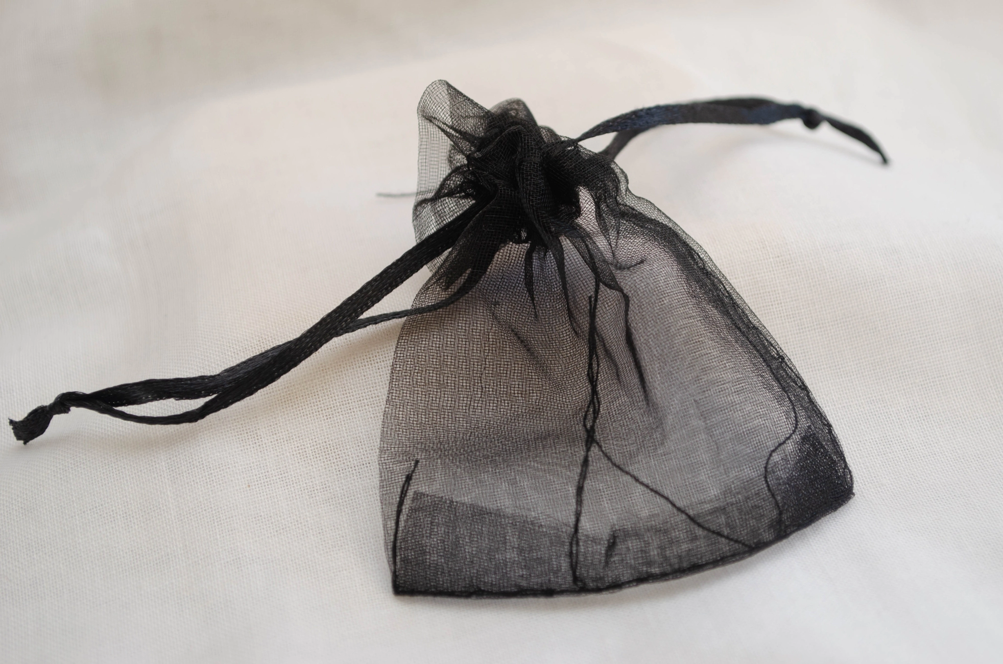 Bolsas organza 7x9cm NEGRO