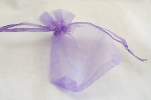 Bolsas organza 7x9cm LILA