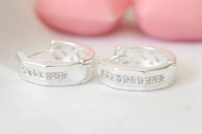 L-AR0916 Aros brillantes hexagonales 1.5cm