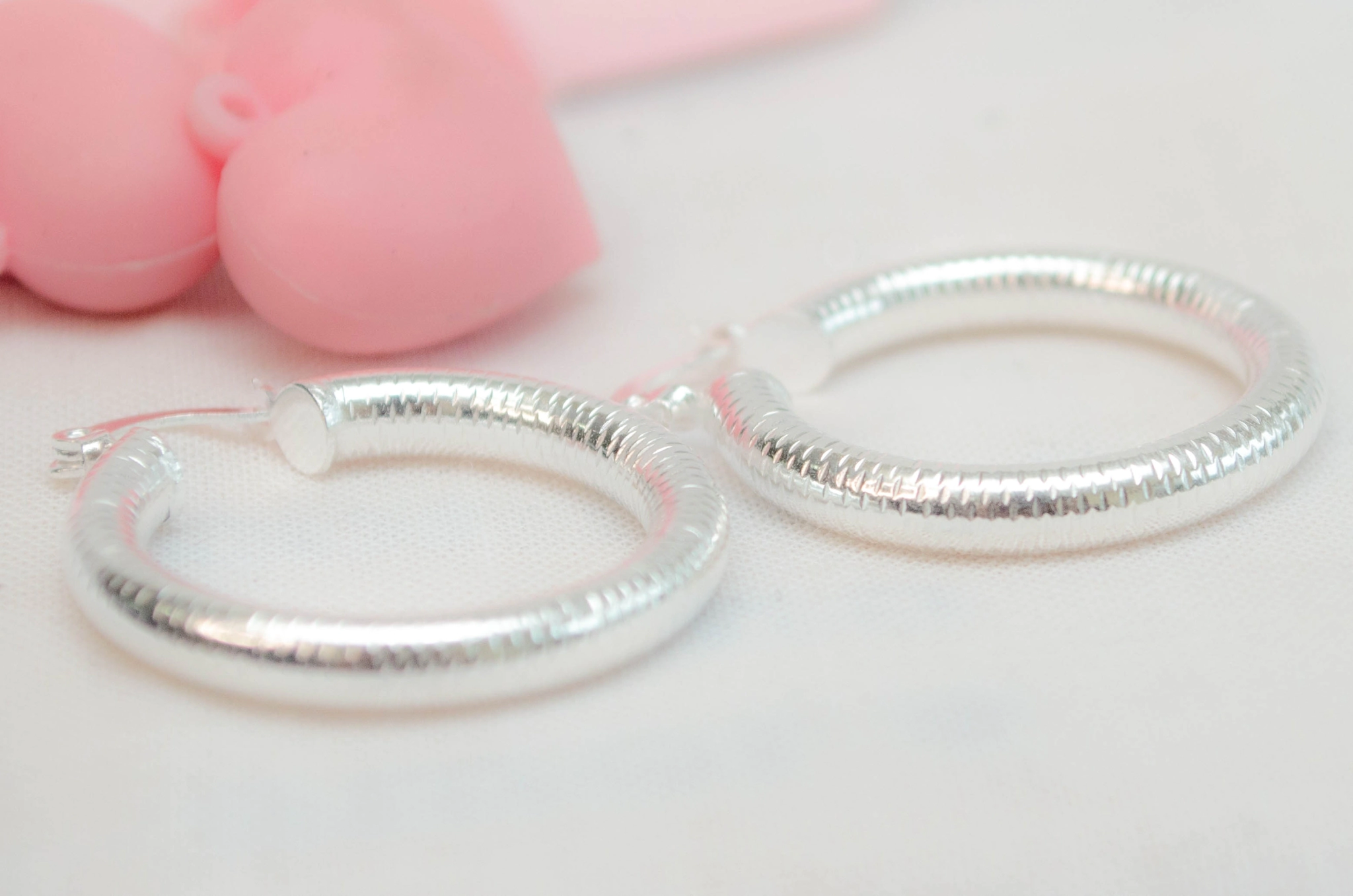 L-AR0919 Aros argollas infladas 3cm lineas