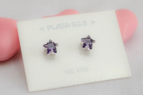 L-AR0760 Aros cubic estrella VIOLETA