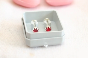 ABRI1069 Aros abridores cubic redondo peque ROJO