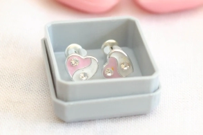 ABRI1160 Aros abridores corazón ying yang ROSA